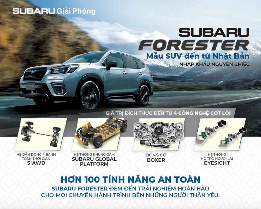 Bảng giá xe Subaru tháng 07/2021: Mua xe gì khi mùa du lịch đang đến gần ? 